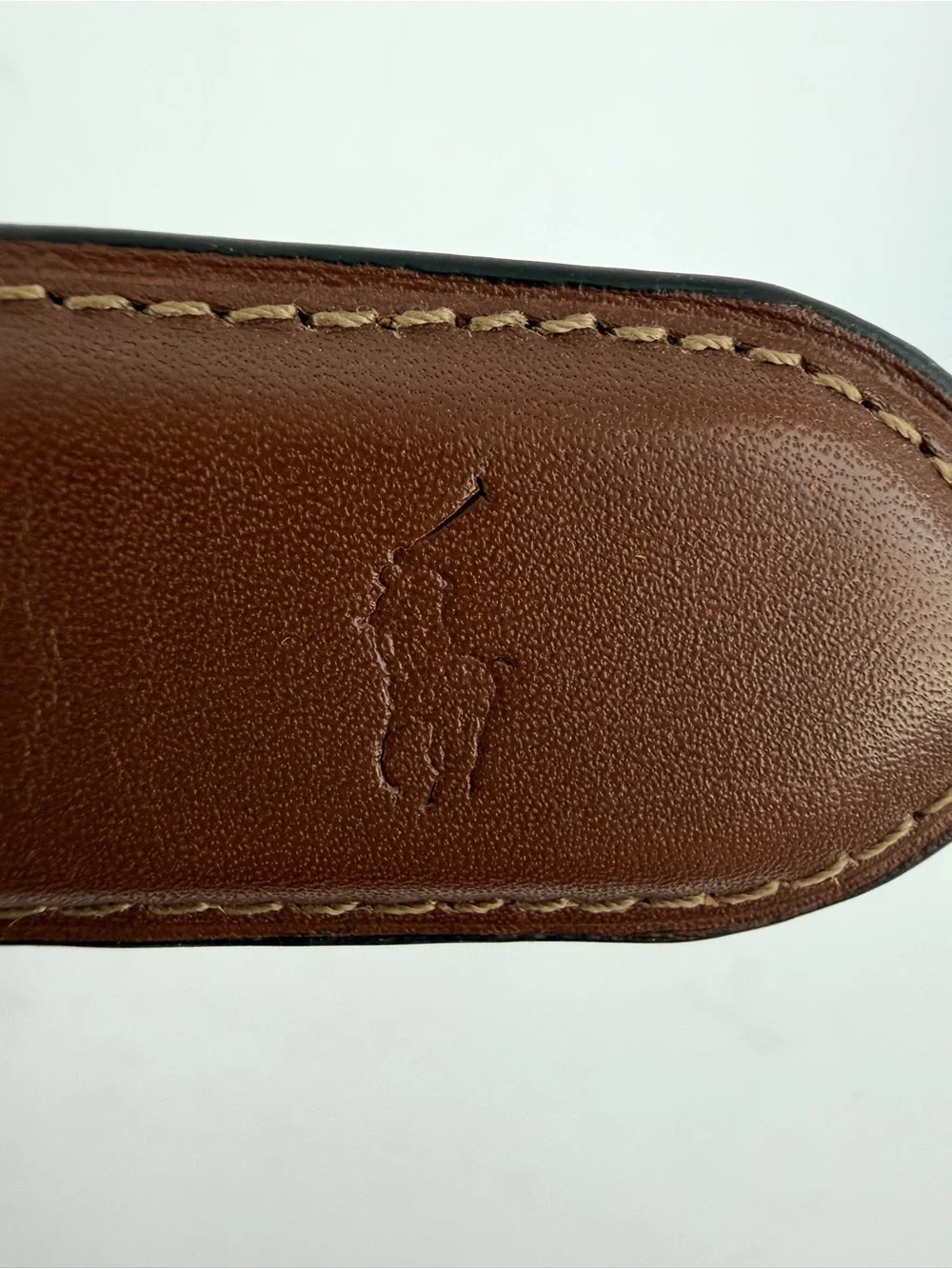 Polo Ralph Lauren Brown Leather Belt Size 32 (80 cm)